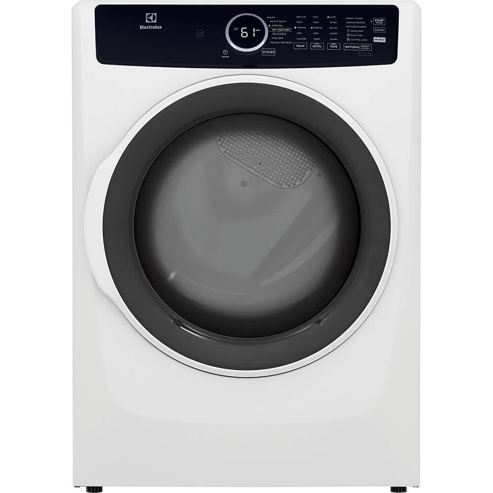 8 cu. ft. Electric Dryer with Instant Refresh in White R785