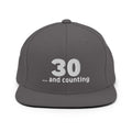 30th Birthday Snapback Hat Z8237