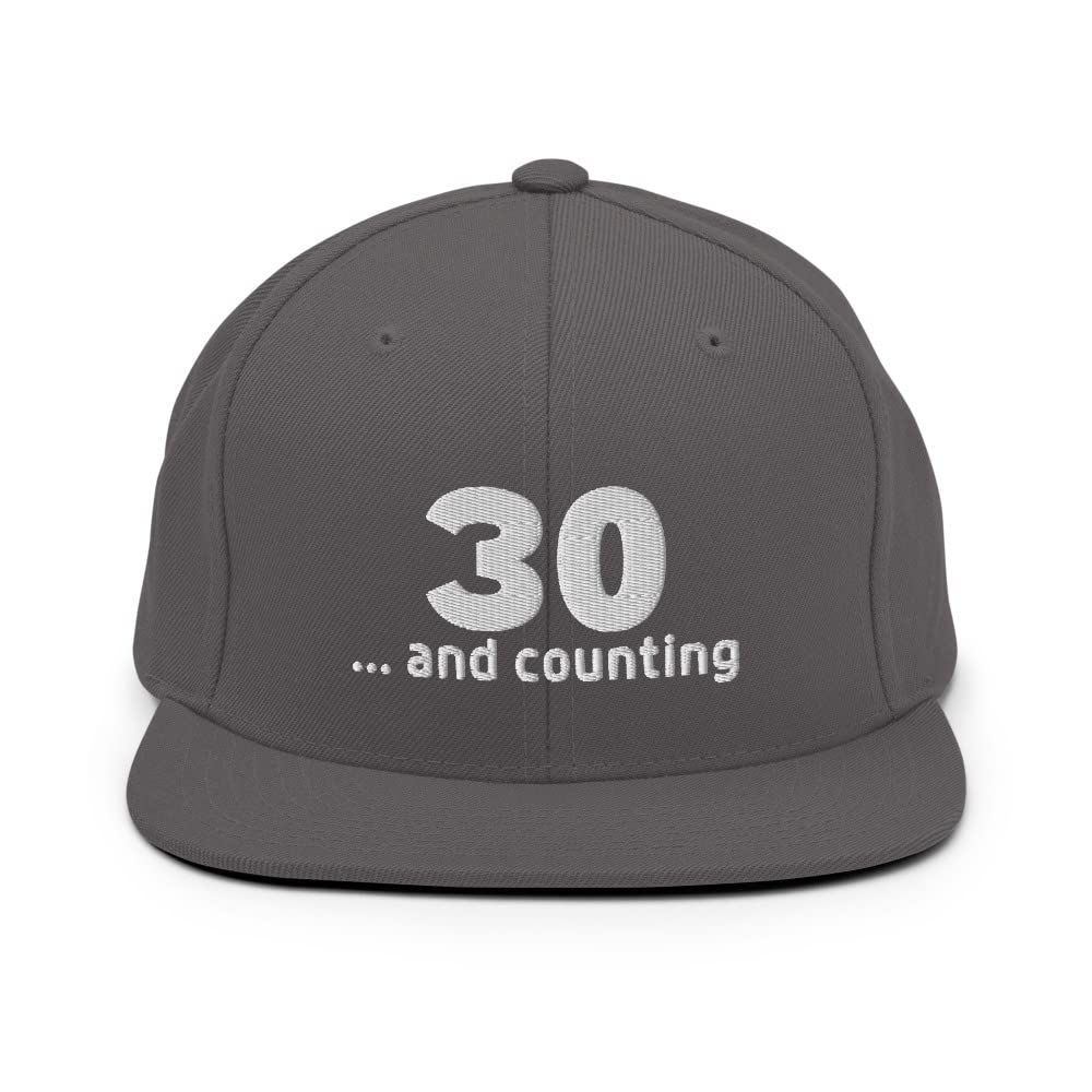 30th Birthday Snapback Hat Z8237