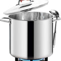 24 Quart Stainless Steel Stockpot with Lid A72799