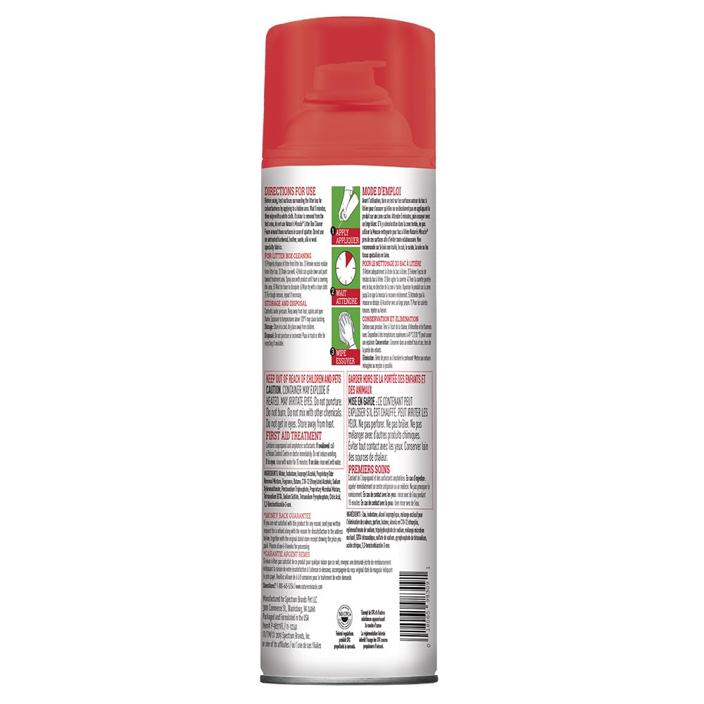 Cat Litter Box Cleaner Foam 17.5 oz 4 Pack Y543