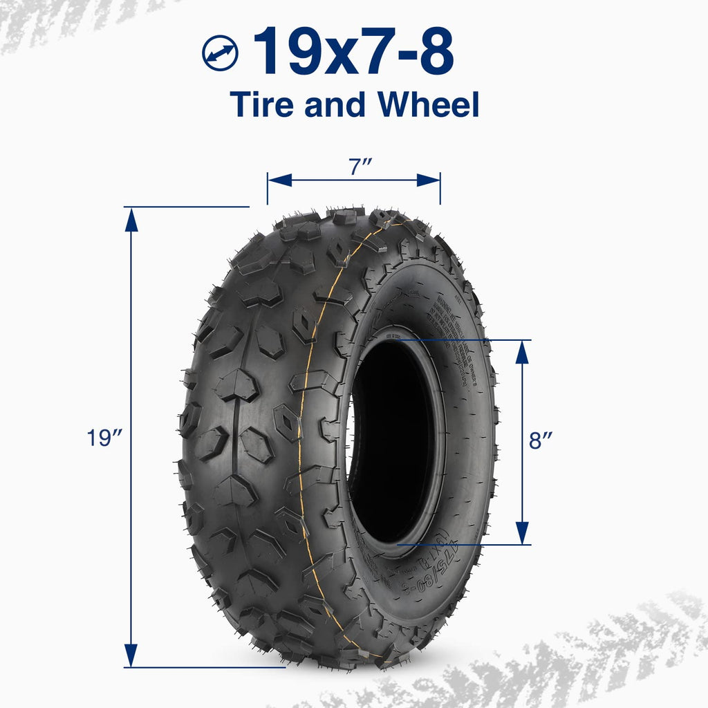 19x7-8 ATV UTV Off-Road Tires Set of 2 W289199