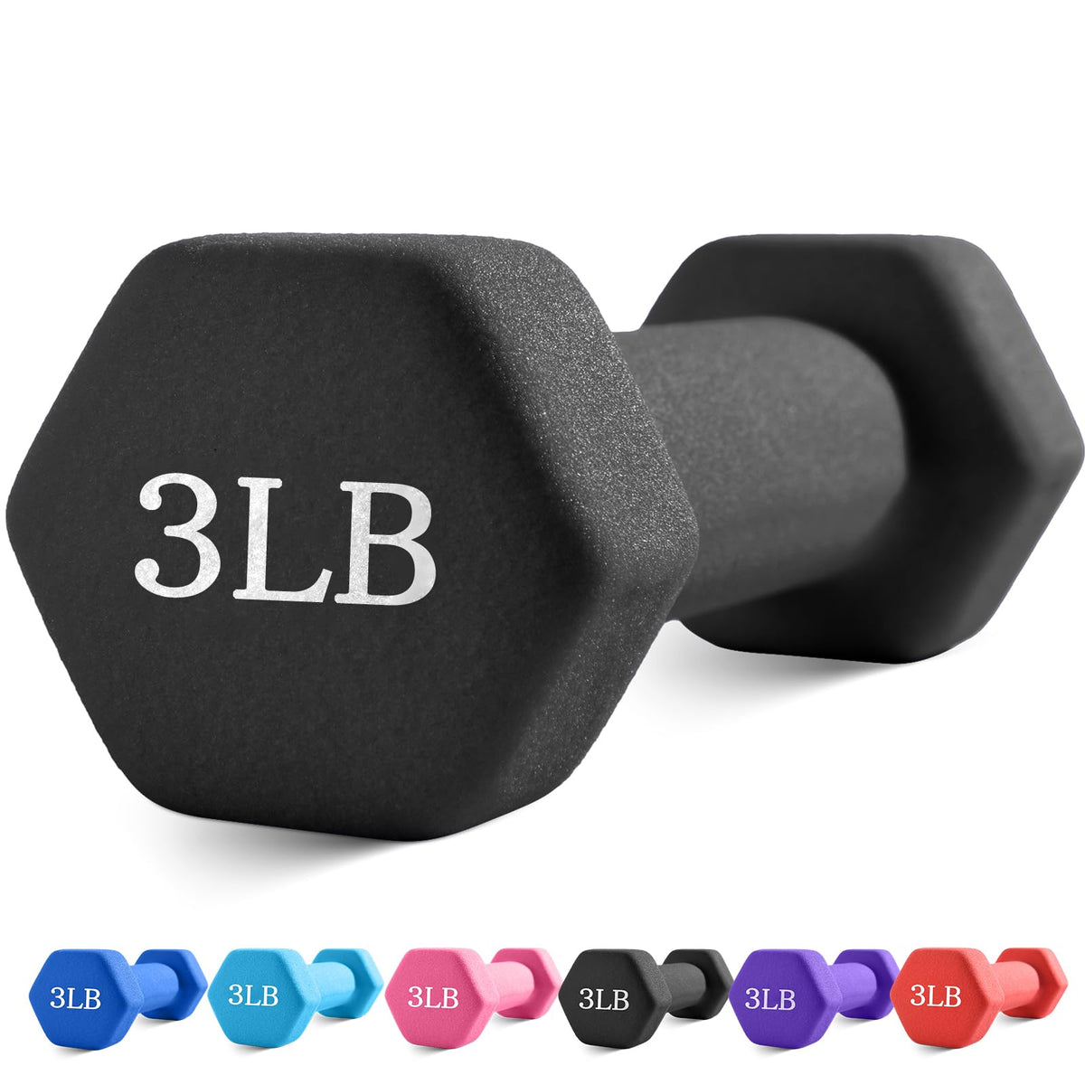 Neoprene Coated Hexagonal Dumbbells I209985
