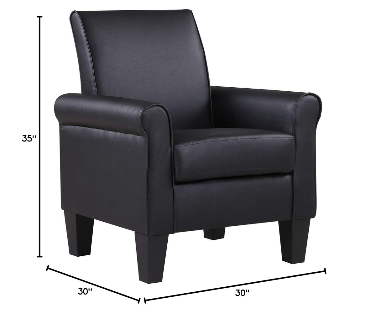 Faux Leather Accent Chair N18501