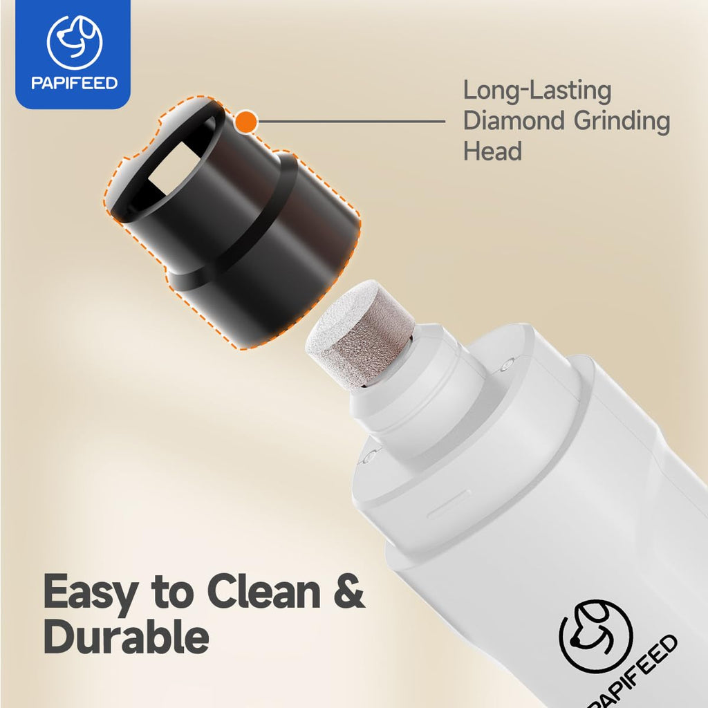 Ultra Quiet 3-Speed Rechargeable Dog Nail Grinder with LED Light L234111