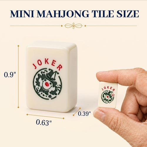 0.9-inch Mini Mahjong Set C804135
