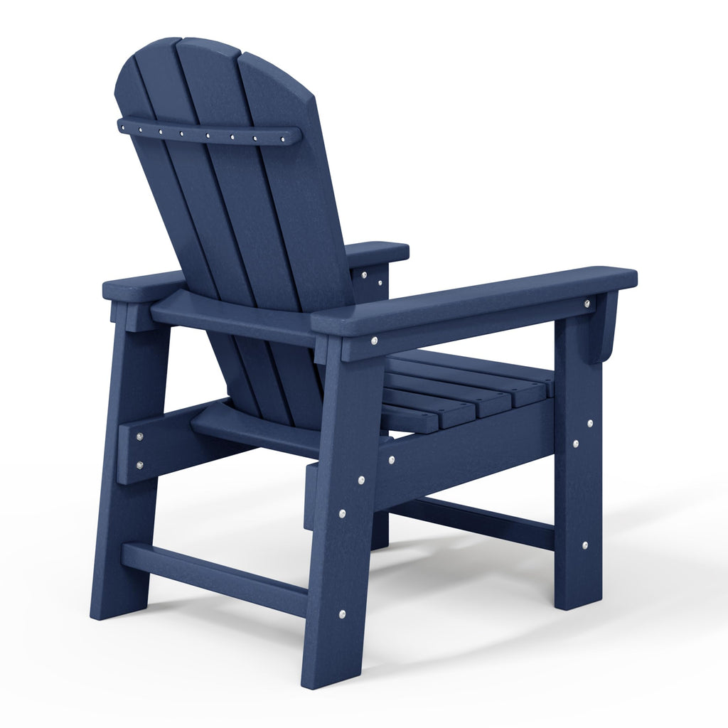Navy Blue HDPE Adirondack Chair U438
