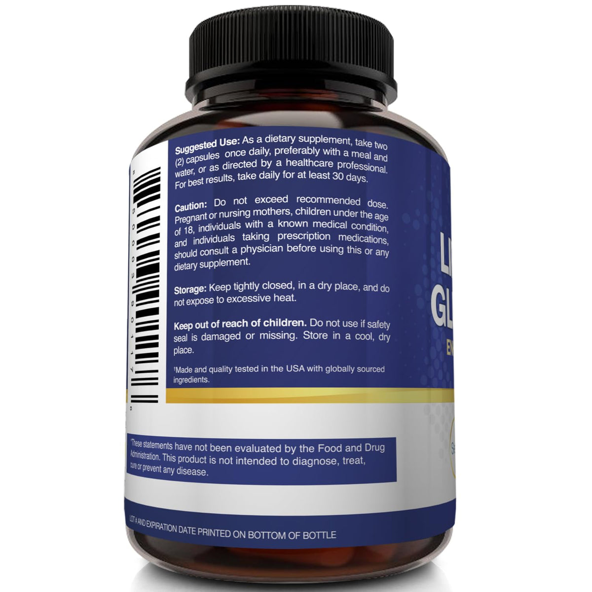 Liposomal Glutathione Supplement 700mg 60 Capsules O9383
