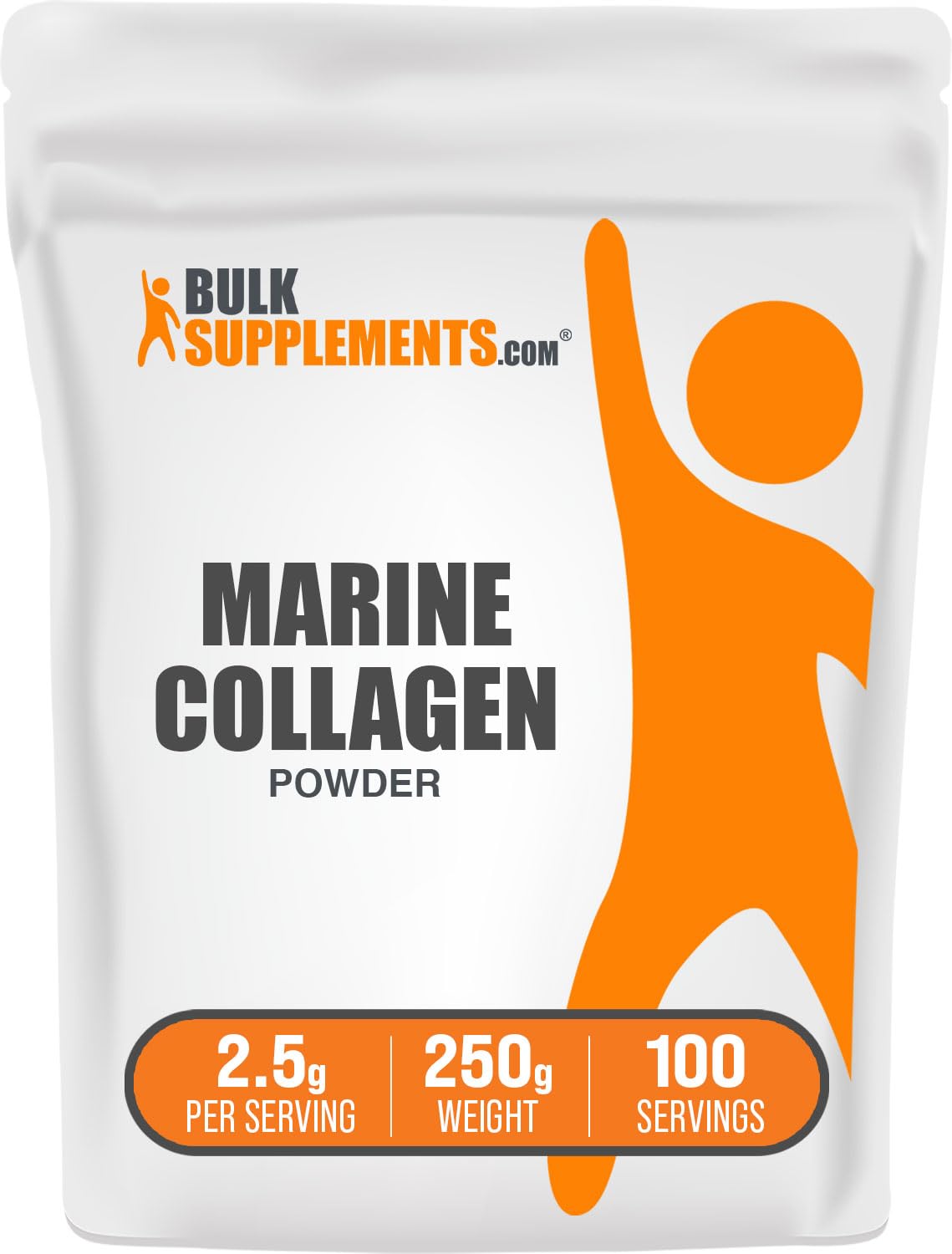 Marine Collagen Powder, 2.5g per Serving, 250g (8.8 oz) W780890