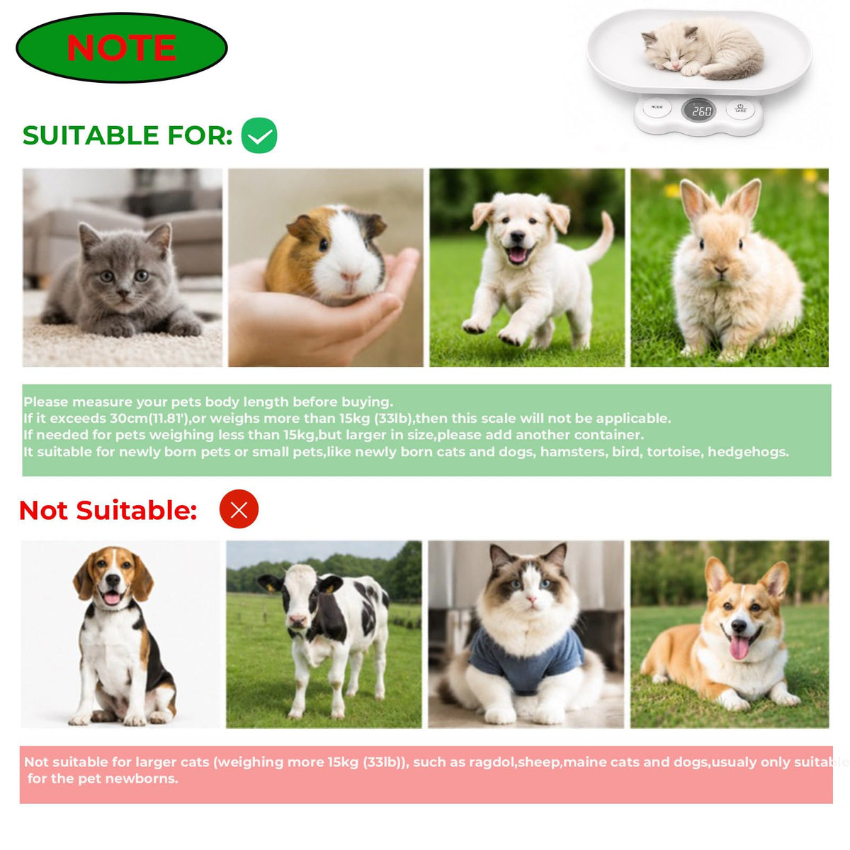 Digital Pet Scale Z449382