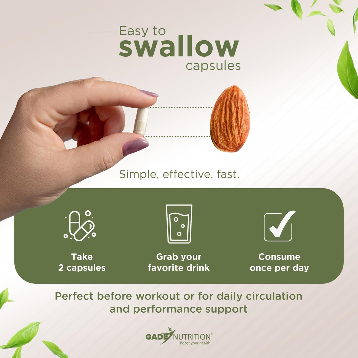 L Arginine Capsules with Amino Acid and Maca Root F4947