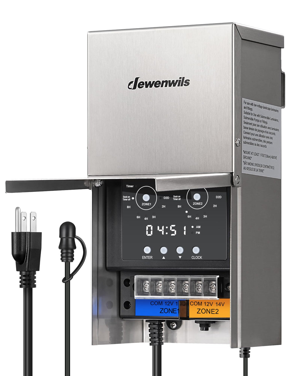 200W Low Voltage Landscape Transformer V209