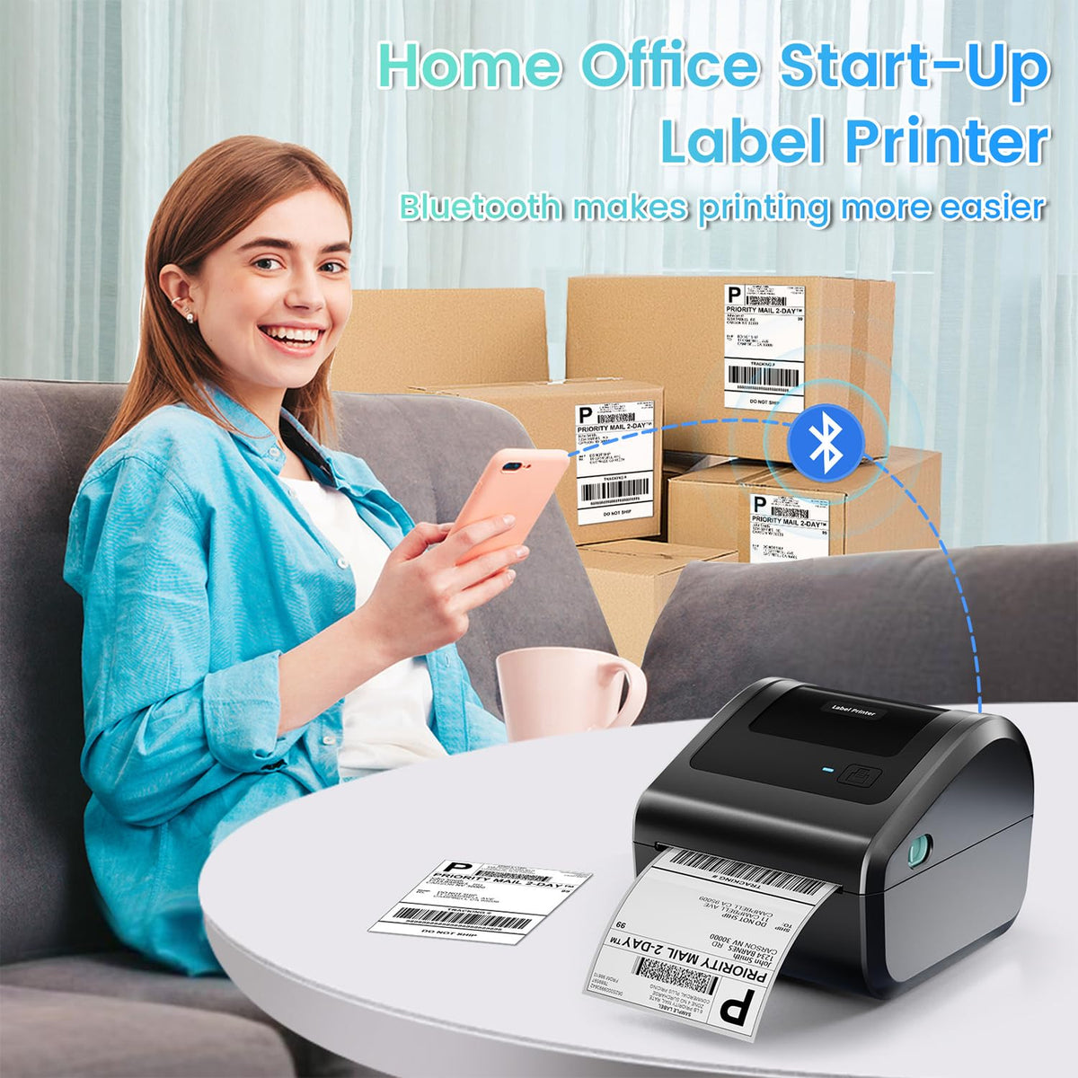Bluetooth Shipping Label Printer B579674