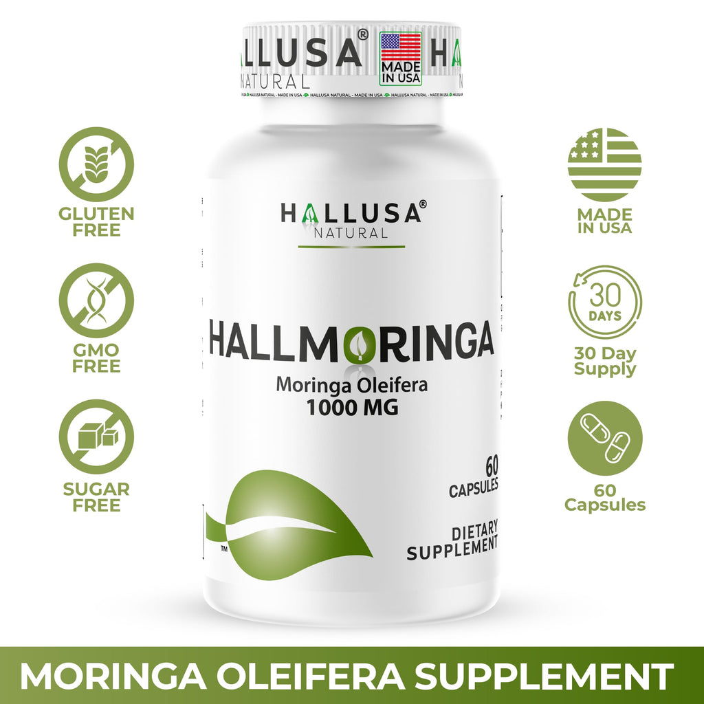 Moringa Oleifera Leaf 1000mg 60 Capsules X21422