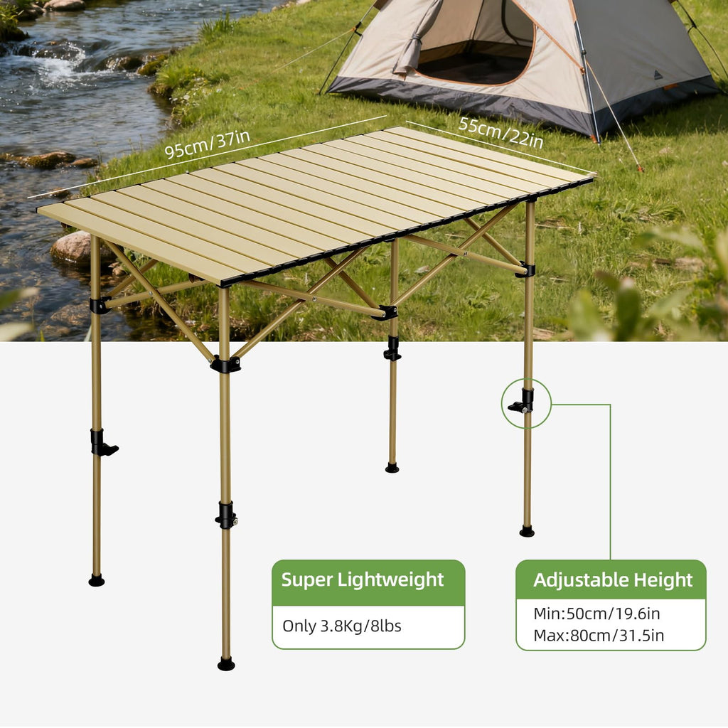 Folding Camping Table with Carry Bag W459165