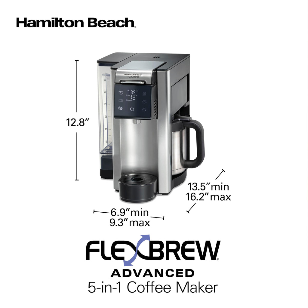 5-in-1 Drip & Single Serve Coffee Maker T22162