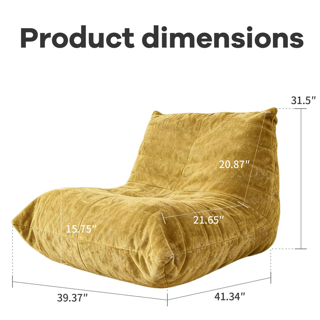 Oversized Memory Foam Bean Bag Chair E14297