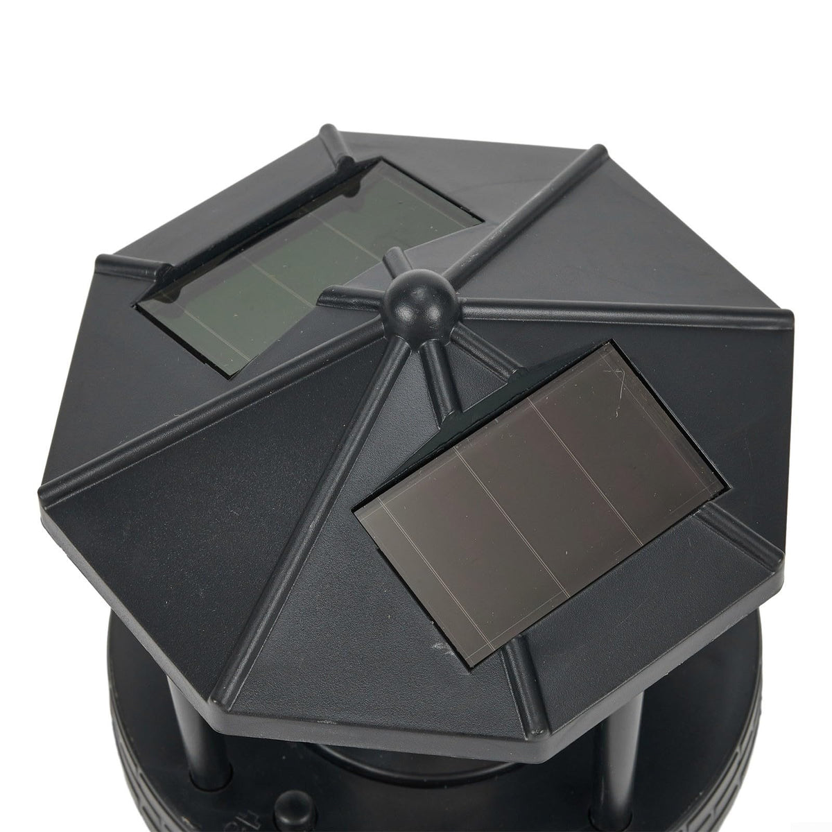 Black Solar Lighthouse Outdoor Light W93206