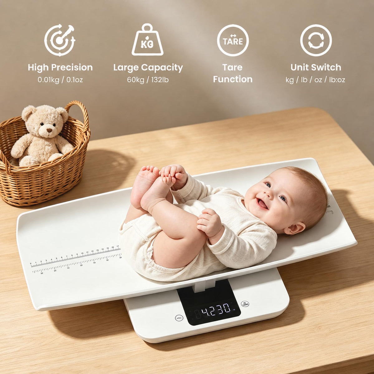 Baby Scale & Pet Scale with Hold Function H202496