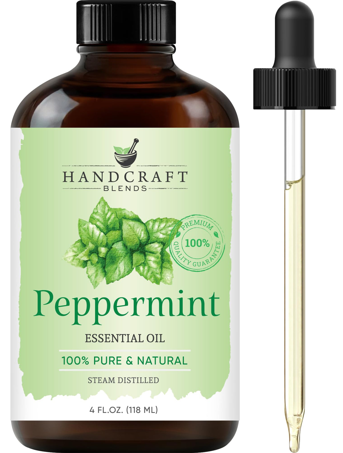 Peppermint Tea Tree Lavender Essential Oil Set 4 Fl. Oz J86643