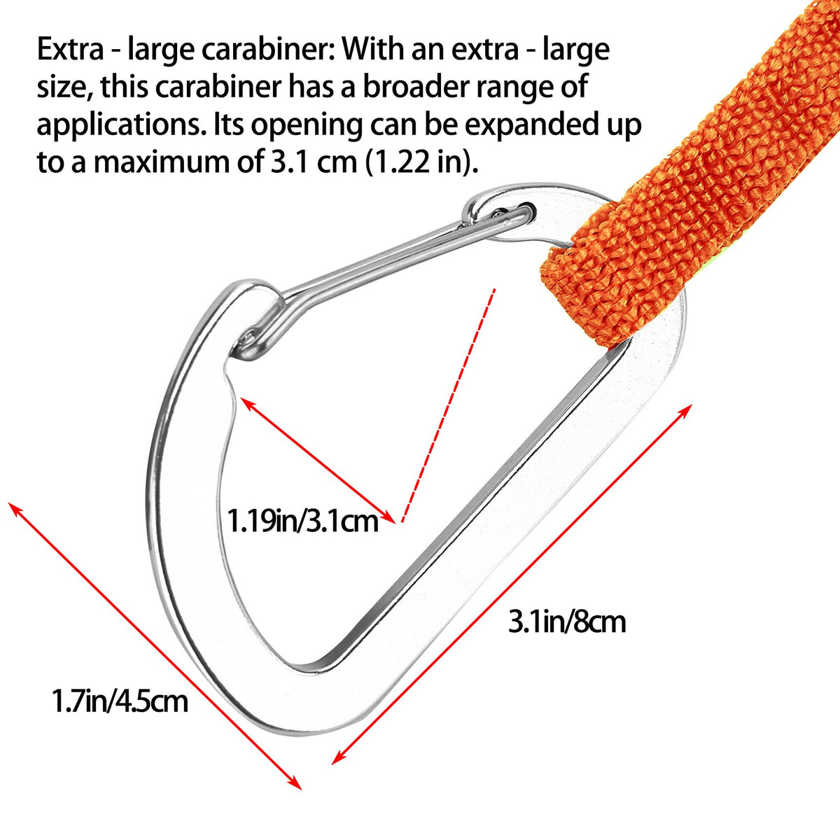 Kayak Paddle Leash 3-7 ft Stretchable Strap I5667
