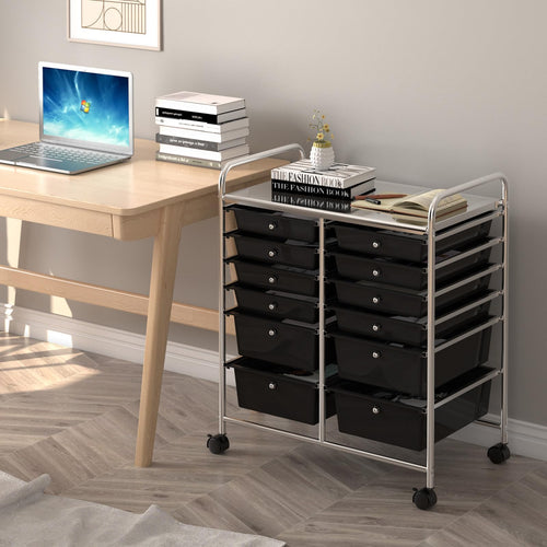 12 Drawer Rolling Storage Cart H57274