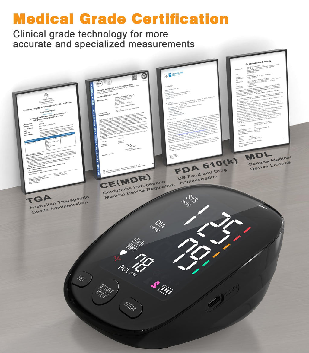 Upper Arm Blood Pressure Monitor with Dual User 240 Memory Sets B9720