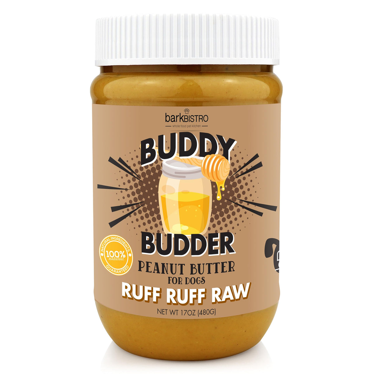 Natural Dog Peanut Butter 17 oz A2403