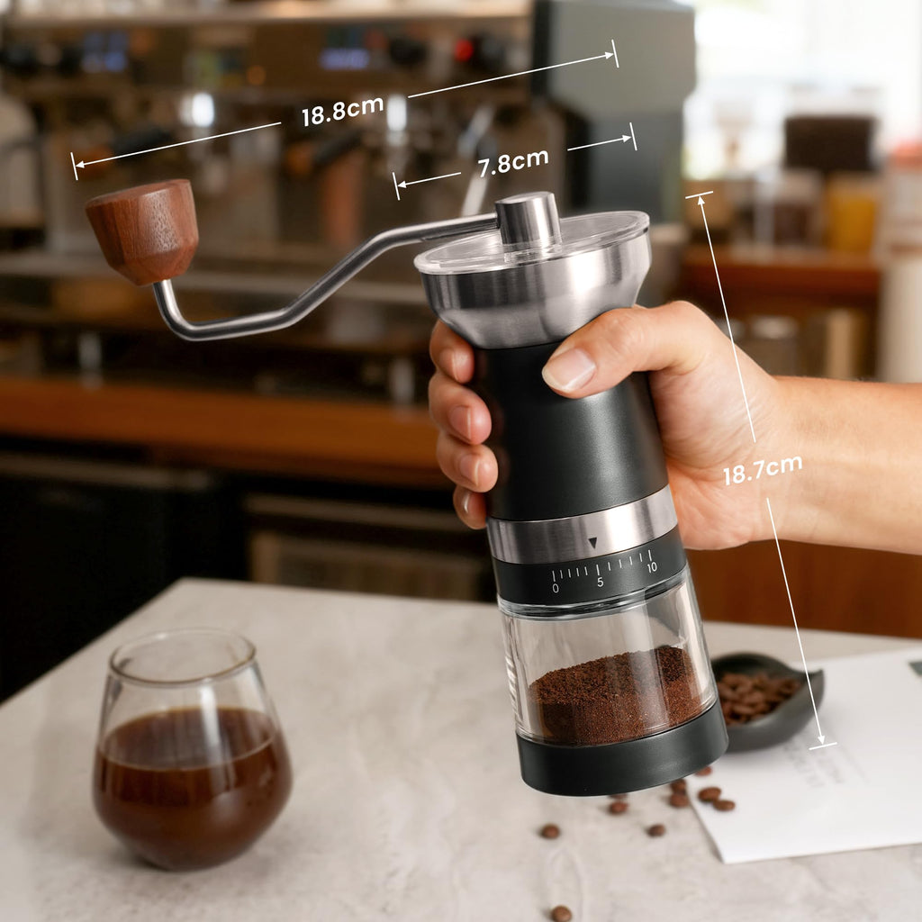 Manual Coffee Grinder Stainless Steel Conical Burr V215612