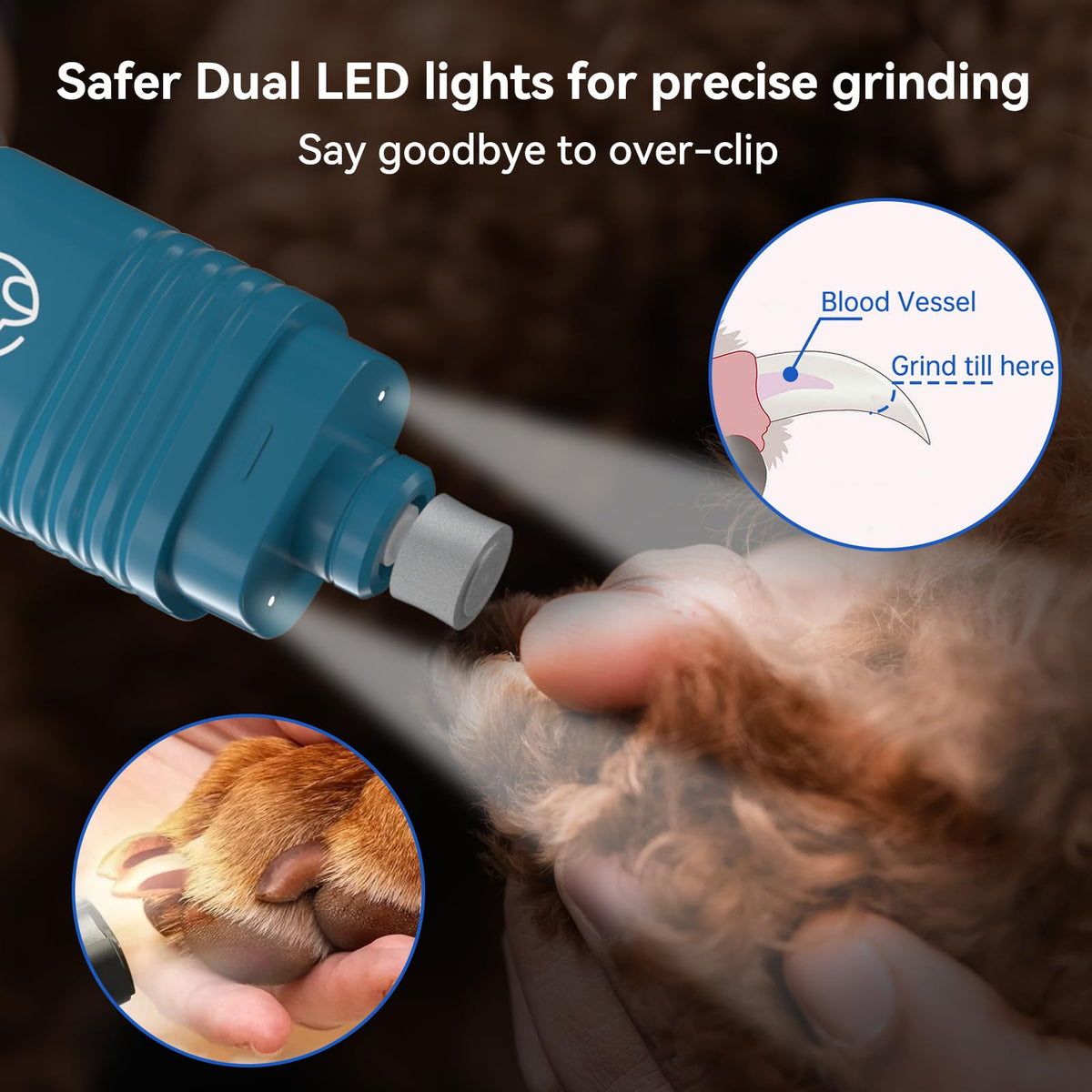 Dog Nail Grinder with LCD Display T667264