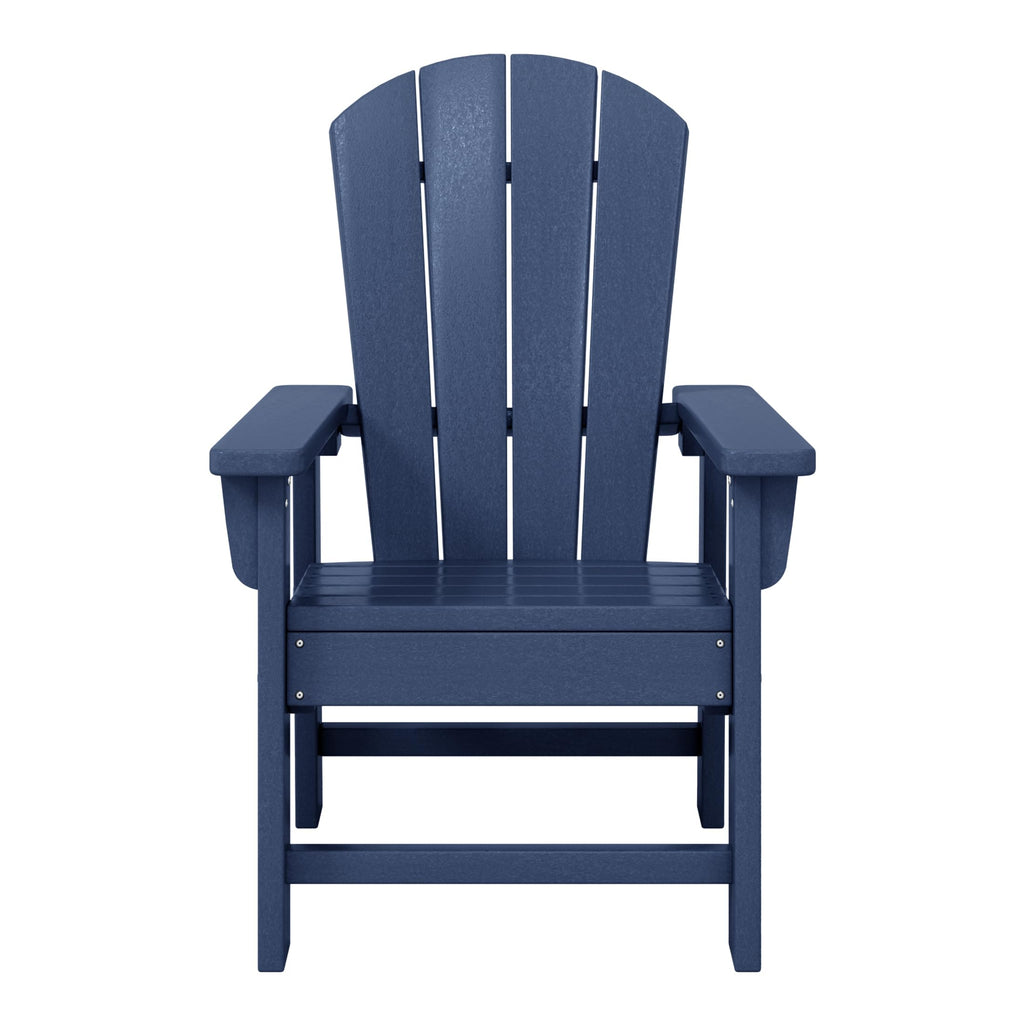 Navy Blue HDPE Adirondack Chair U438