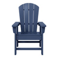Navy Blue HDPE Adirondack Chair U438