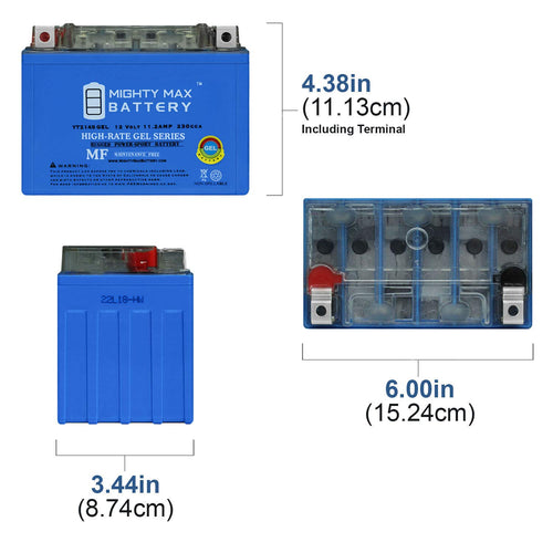 12V 11.2AH 230CCA GEL Replacement Battery S331