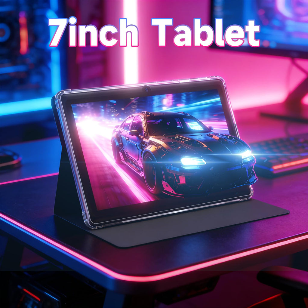 7 inch Android 14 Tablet with Protective Case B222