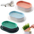 Cat Grass Planter Box, 3 Pcs Plastic Growing Trays T510367