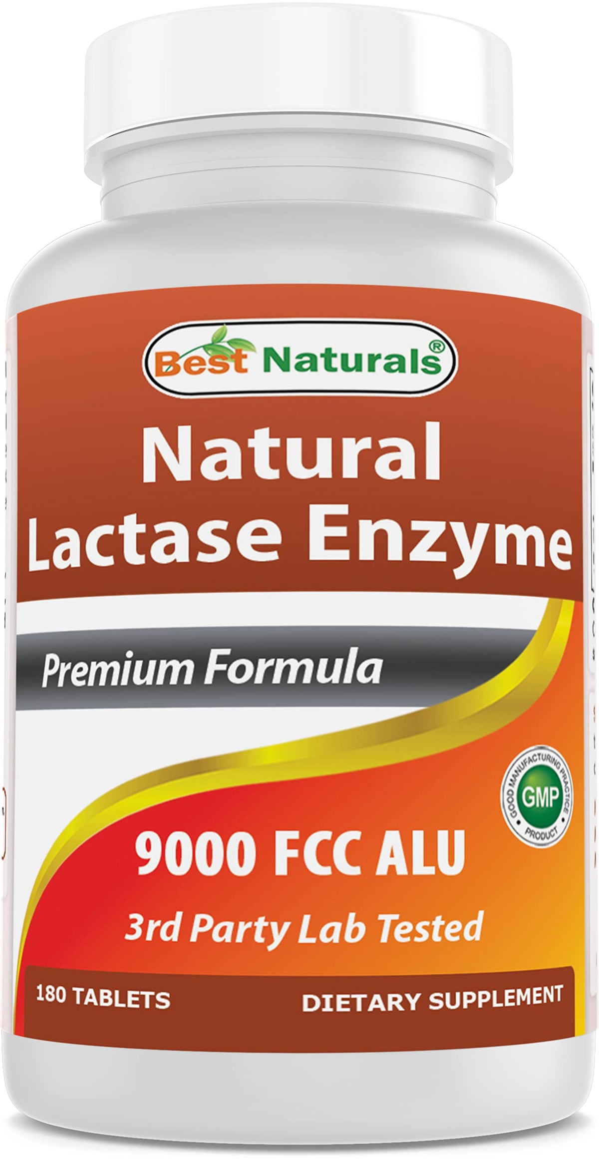 Lactose Intolerance Relief Tablets with Lactase Enzyme, 180 Count X6035