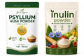 Organic Psyllium Husk Powder and Inulin Powder 2 Pack 1 lb Unflavored O924453