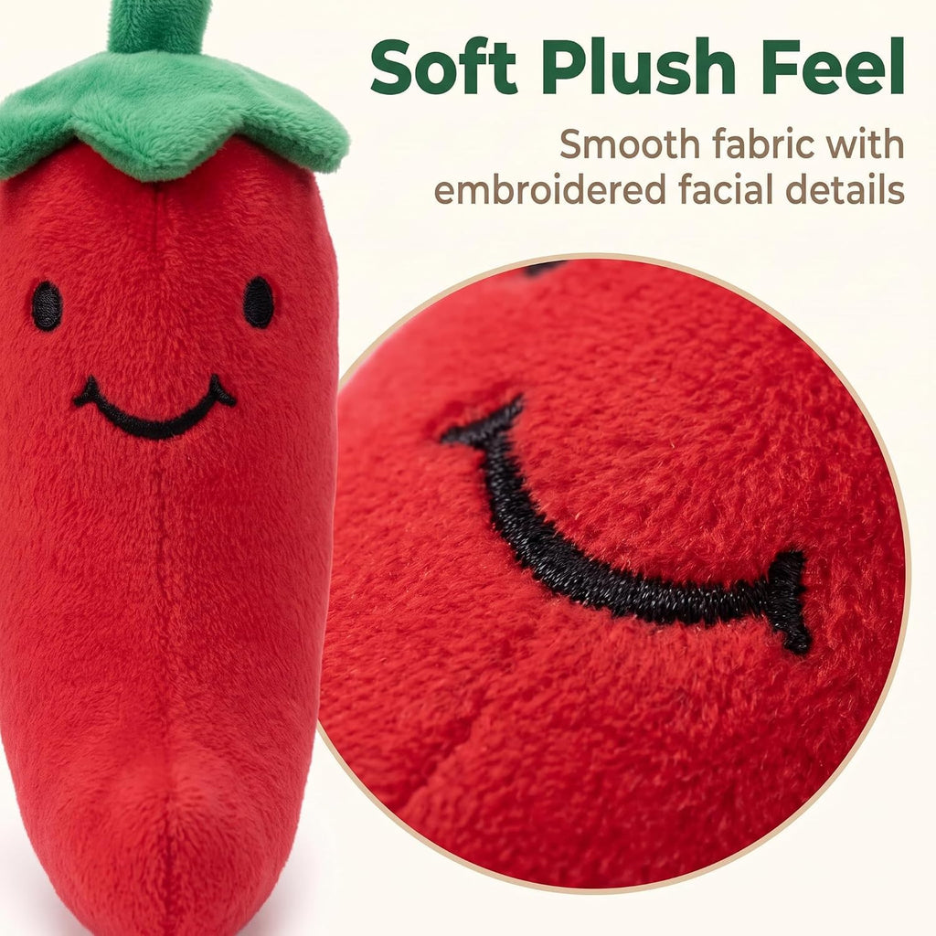 Dog Squeaky Chili Eggplant Corn Pet Supplies A107750