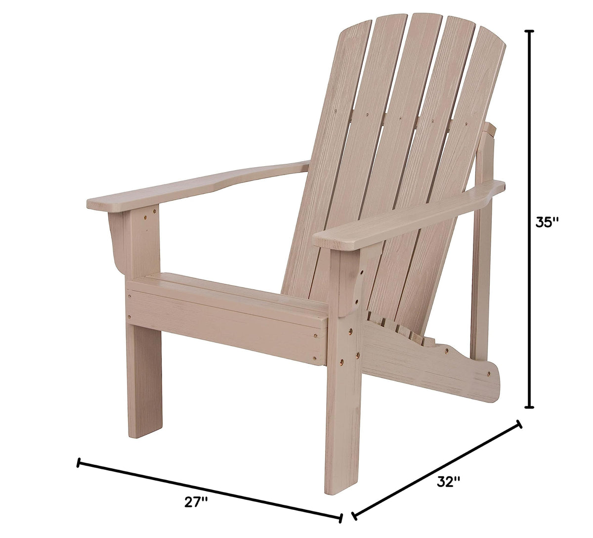 Wooden Adirondack Chair J136