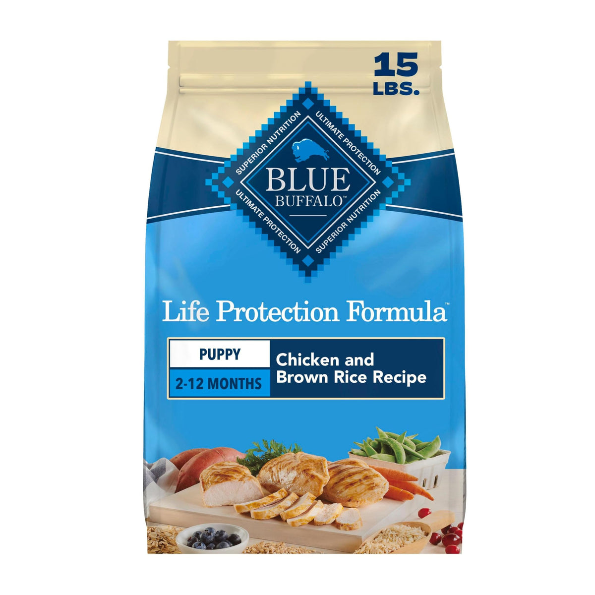 Chicken Puppy Dry Dog Food 15 lb P268432