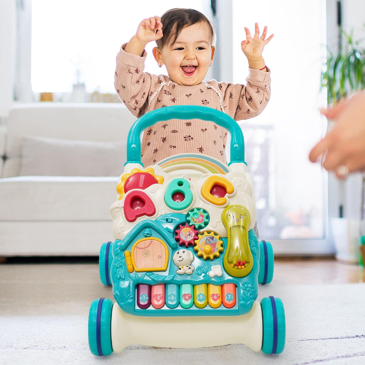 3 in 1 Baby Walker with Sounds Music Play Panel G38081