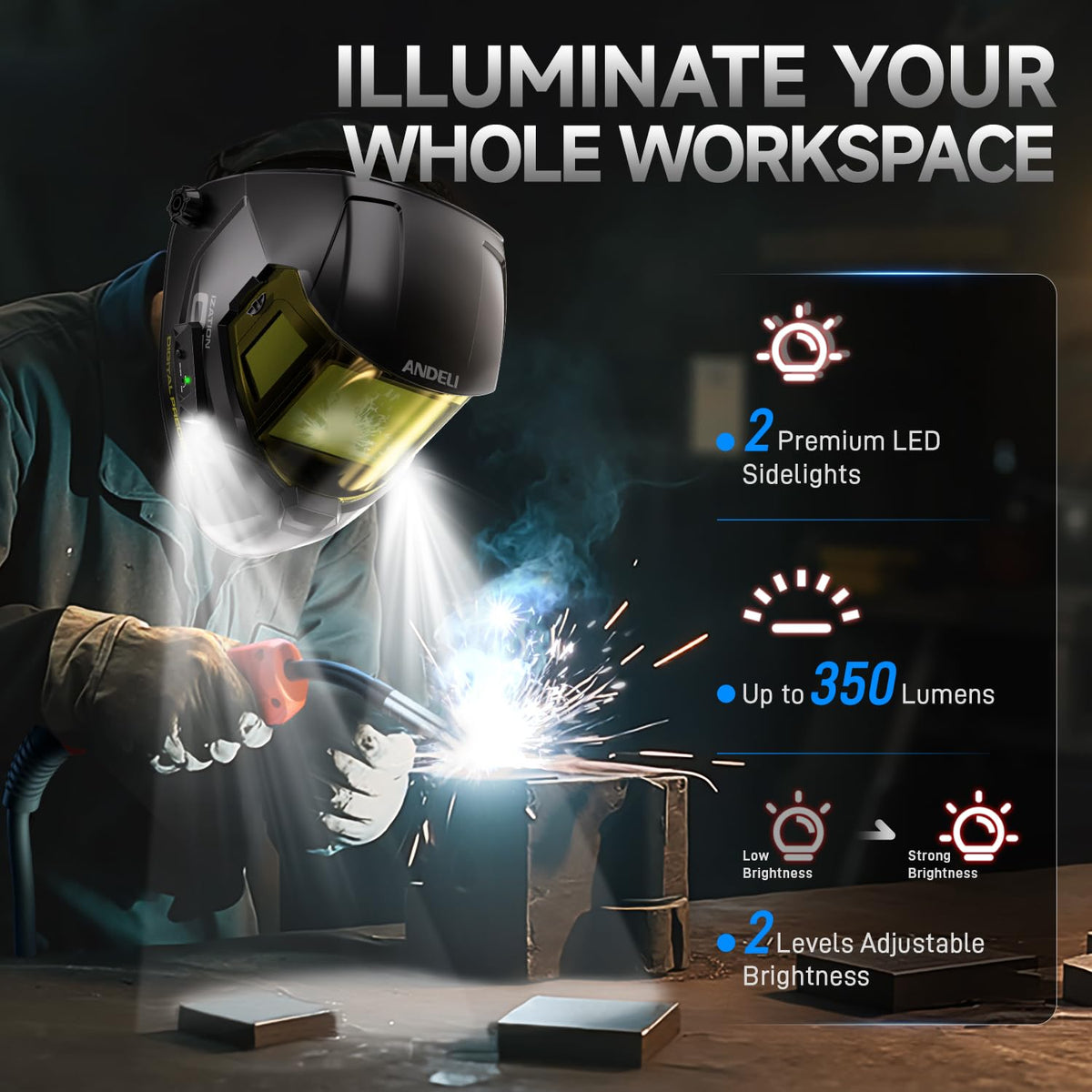 Auto Darkening Welding Helmet E839