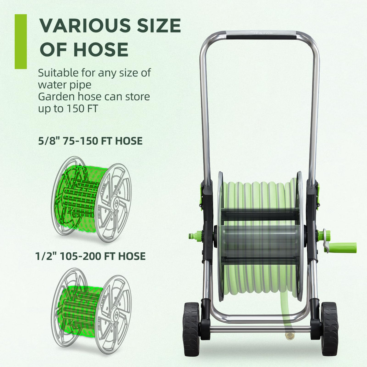 Garden Hose Reel Cart A647