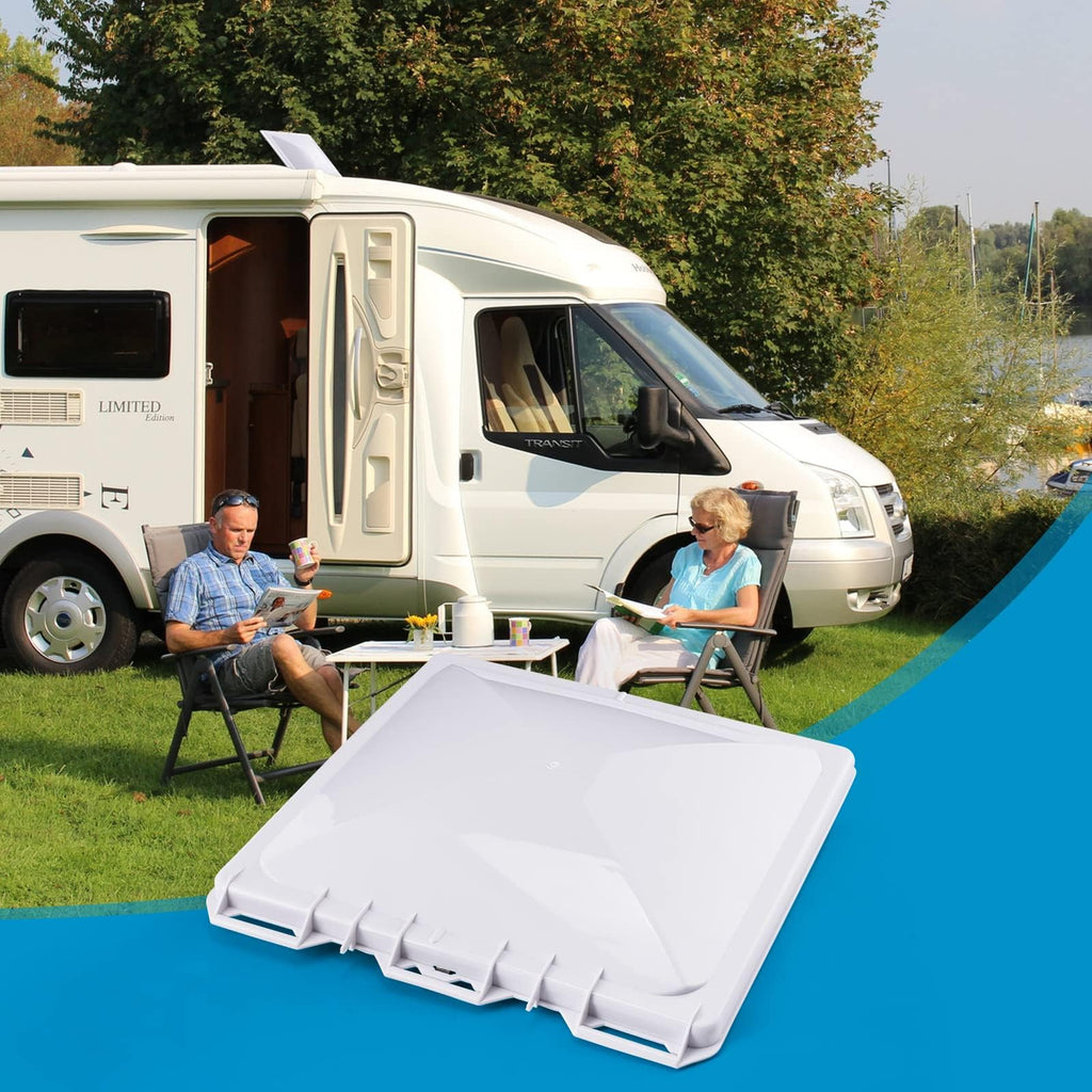 White 13 x13 inch RV Roof Vent Cover Replacement R84285