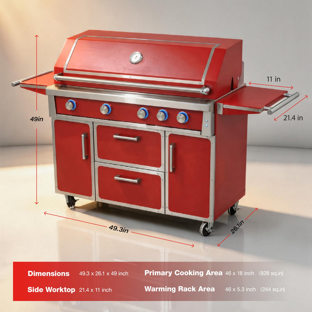 49" 99,000 BTU Stainless Steel Gas Grill S1746
