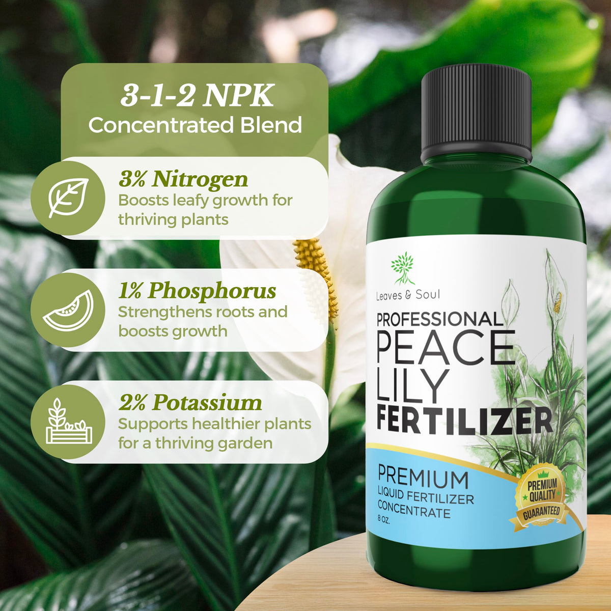 Liquid 3-1-2 Concentrate Fertilizer 8 oz I5616