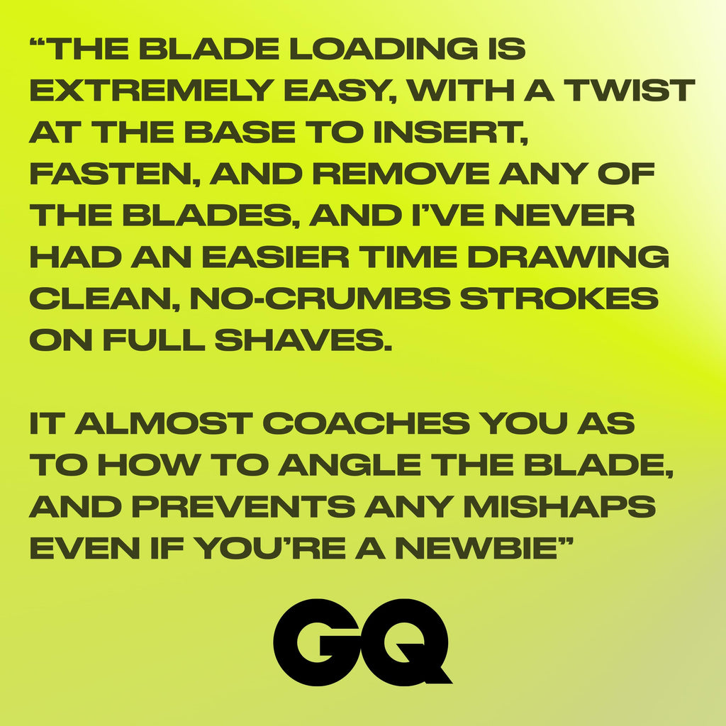 Black All-Metal Single Blade Razor A1770