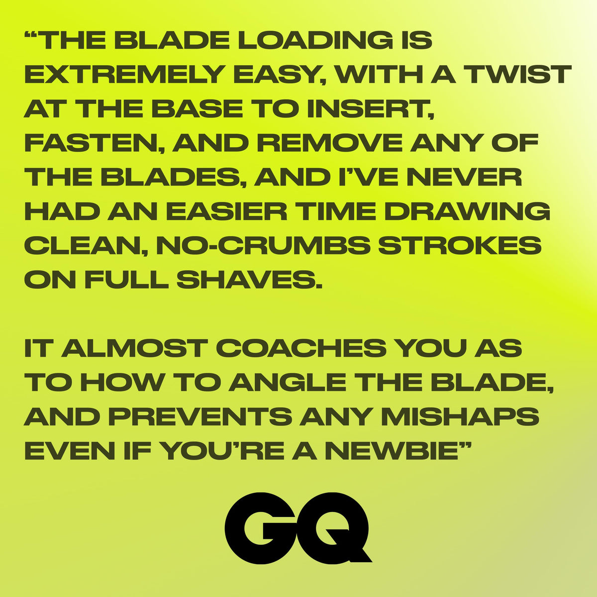 Black All-Metal Single Blade Razor A1770