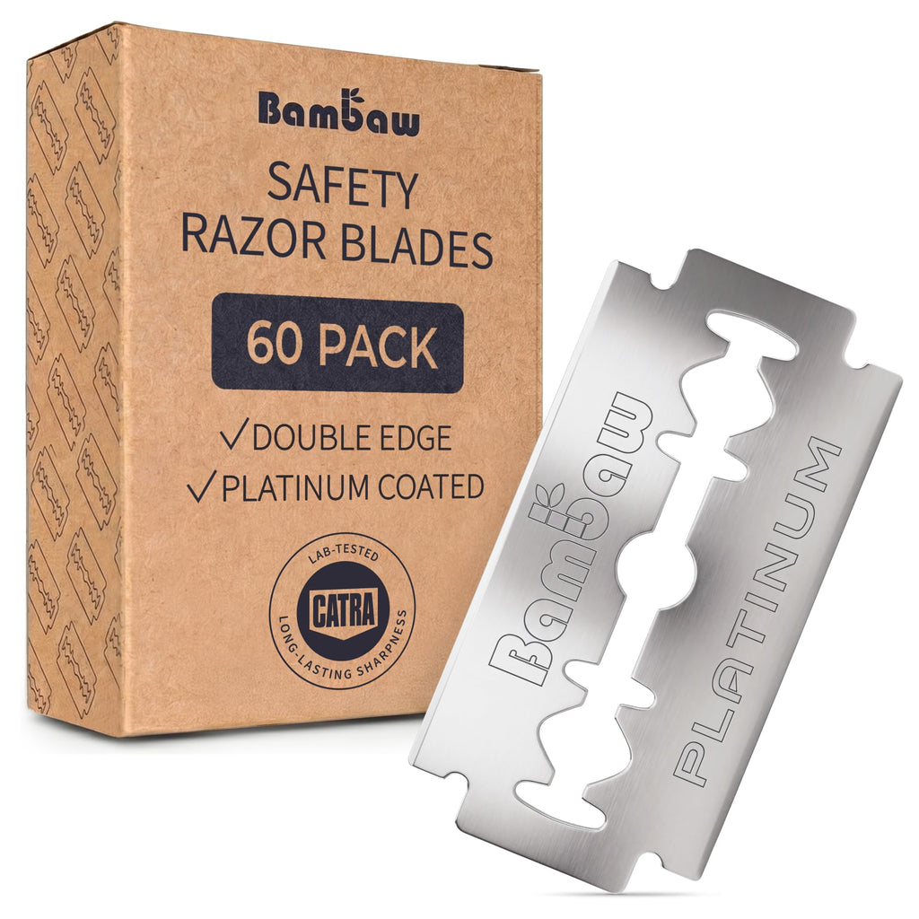 Double Edge Razor Blades 60 Pack Platinum Swedish Stainless Steel S831