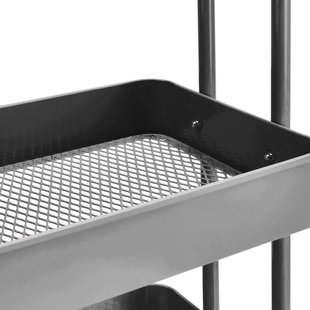 3-Tier Rolling Kitchen Cart with Lockable Wheels O1448